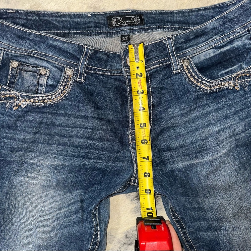 SHYANNE Women's Blue Jeans “Short length” - Picture 5 of 10